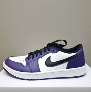 NIKE AIR JORDAN 1 LOW G "COURT PURPLE" (DQ9315 105) GOLF VARIOUS SIZES - Picture 1 of 9
