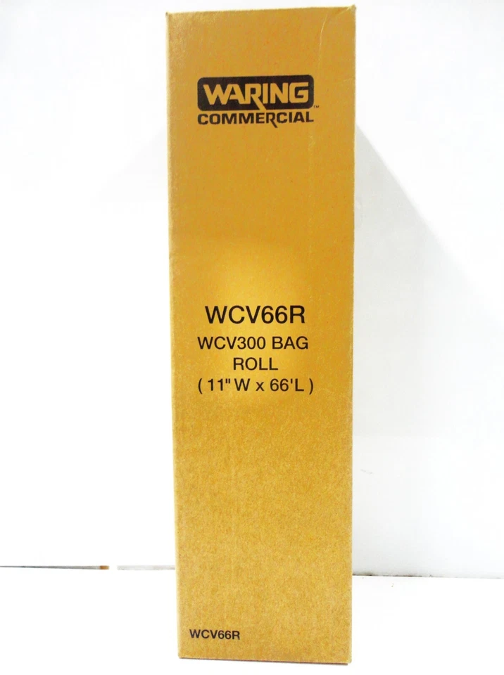 WARING WCV66R 11" X 66' CÁMARA DE VACÍO EMBALAJE BOLSA ROLLO Foto 1 de 1