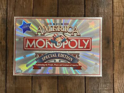 Monopoly America Special Edition 2002 Parker Brothers * Opened Never Used * - Image 1 of 4