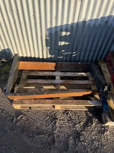 PAIR OF CASCADE EA001 7000198 FORKLIFT FORKS 1400 X 150 X 45 - Picture 1 of 9