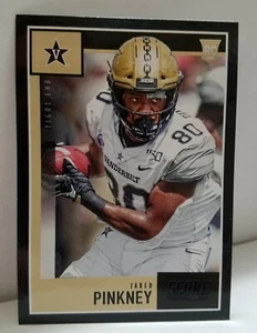 Score Jared Pinkney 2020 Black Parallel #408 RC Vanderbilt/Atlanta Falcons - Imagen 1 de 2