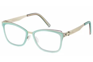 OVVO 3792 Women's Metal Eyeglass 119Z Platinum w/Pastel Green 52-18 Prevancia - Picture 1 of 7