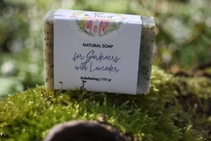 Natürliche Talgseife mit Lavendel, 100gr, giftfrei, handgemacht - Bild 1 von 5