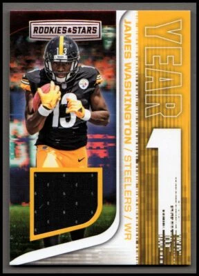2018 Rookies and Stars Year One Jerseys #22 James Washington Jersey STEELERS - Image 1 of 2