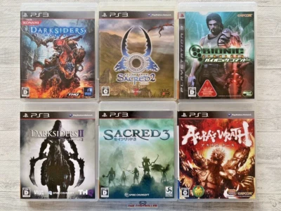 SONY PS3 6-piece set! Darksiders, Bionic Commando, Sacred2 etc.From Japan - Image 1 of 2