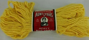 Aunt Lydias Rug Yarn Crochet Knit 55 COLORS 70-180 Yd Skeins Rayon Cotton Vtg - Picture 1 of 112