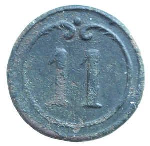 Frankreich Französisch Napoleonische Kriege 11 Regiment Militär Armee Knopf 19mm - Bild 1 von 3