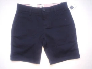 New GAP Girls Youth Kids Uniform Khaki Shorts in Stretch Size 6 Regular  - Picture 1 of 3
