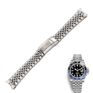 TOP VERSION 20mm Jubilee Watch Band Oyster For Rolex GMT Master II 116710 BLNR - Picture 1 of 5