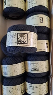 10 SCHWARZE BANDKNÄUEL. HAUSFADEN SCHLITZE - Bild 1 von 4