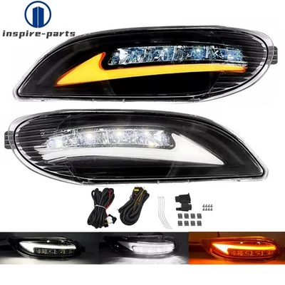 For 2005-2008 Toyota Corolla 2002-2004 Camry LED Fog Lights Front Bumper Lamps - Image 1 of 4