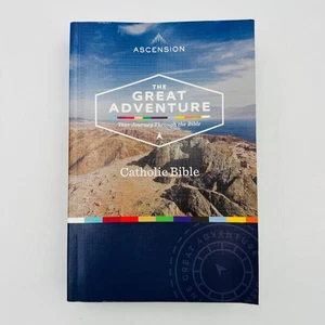 Great Adventure Catholic Bible Words In Red RSV Edge Marked With Color Maps - Foto 1 di 17