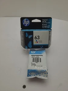 Oryginalny trójkolorowy wkład atramentowy HP 63 zamiennik OEM wygasł 2020 i 2024 - Zdjęcie 1 z 9