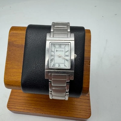 Reloj Mujer Silpada Designs Tono Plateado Rectángulo Inoxidable Foto 1 de 4