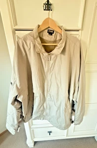 PING Golf Jacket Windbreaker Lightweight Athletic Beige Tan Khaki 2XL - Picture 1 of 8