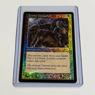 2001 Magic: The Gathering ODYSSEY Zombie Infestation FOIL 170/350 NM - Image 1 of 2