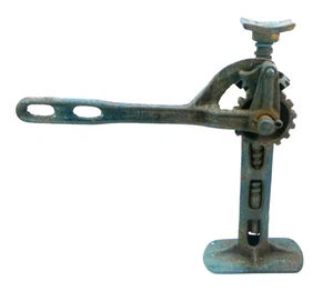 Antique Cast Iron Car Truck Screw Jack SJ 11/2"C [B]bin - Bild 1 von 8