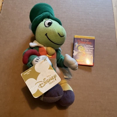 Jimmy Cricket 迪士尼商店毛绒圣帕特里克节迷你豆袋 8 英寸全新带标签 — 第 1/4 张图片