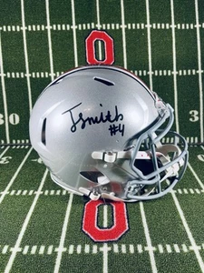 JEREMIAH SMITH SIGNED OHIO STATE BUCKEYES AUTHENTIC FULL SIZE HELMET Beckett 822 - Picture 1 of 4