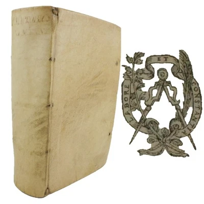 Macrobius. 1597 Aur. Theodosii Macrobi... Opera. Plantin, Leiden. - Image 1 of 4