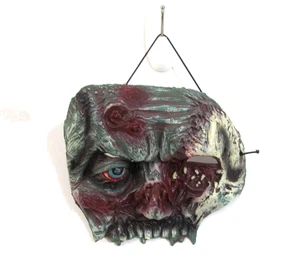 Disguise Co 2012 Green Zombie Walking Dead Vinyl 3/4 Mask Halloween Costume - Picture 1 of 4