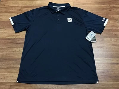 MENS XL - NEW Colosseum NCAA Butler Bulldogs Basketball Polo Shirt Navy - Image 1 of 4