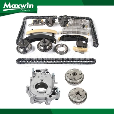 Timing Chain Kit Sprocket Oil Pump Fit Buick Chevrolet Impala GMC Acadia Terrain - Image 1 of 4