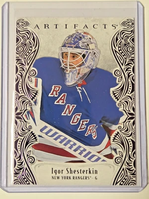 Igor Shesterkin Purple Parallel 1/25 2025-26 Artifacts - Image 1 of 2