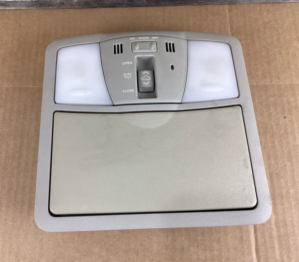 2009-2014 Nissan Murano console superior luz cúpula com interruptor de teto solar fabricante de equipamento original - Imagem 1 de 4
