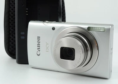 [N MINT] Canon IXY 180 PowerShot ELPH 180 Digital Camera Silver from JAPAN 1495 - Image 1 of 4