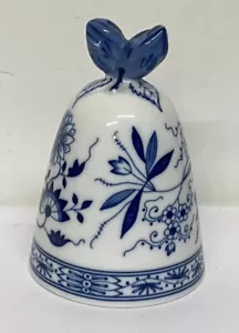 Vintage Hutschenreuther Porcelain BLUE ONION Dinner Bell Exc Condition - Picture 1 of 1