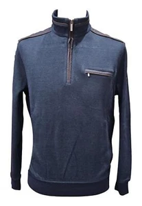 NWT BUGATTI 1/2 ZIP JERSEY BA2.8500.2506402240 GREEN - Picture 1 of 4