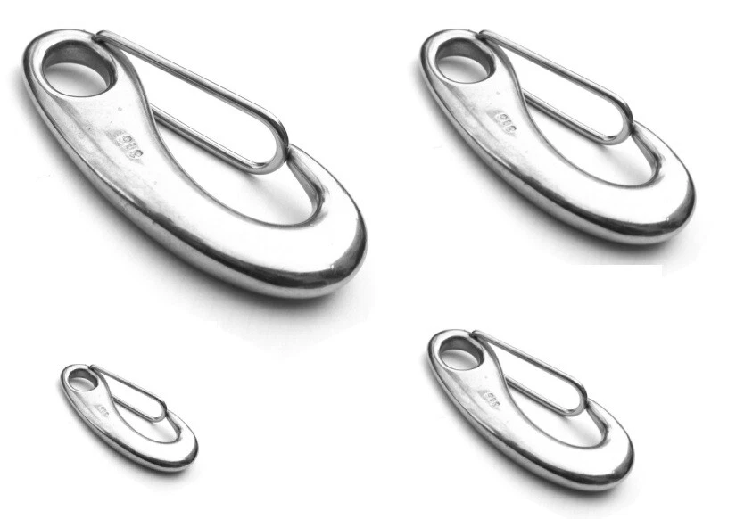 Marine Karabinerhaken Edelstahl A4 Schnapphaken Karabiner Surf Snap 8251
