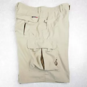 HAWK Shorts Cargo Pockets Men's Size 32 Khaki Skater Skateboard Outdoors Utility - Picture 1 of 9