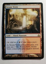 Magic the Gathering card - Steam Vents - Guildpact