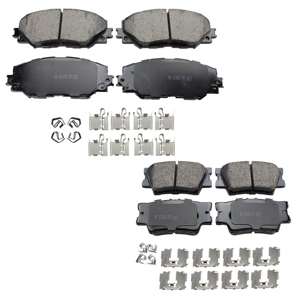 Kit de pastillas de freno cerámicas delanteras traseras Akebono ProACT para Lexus HS250h Toyota RAV4 L4 Foto 1 de 1