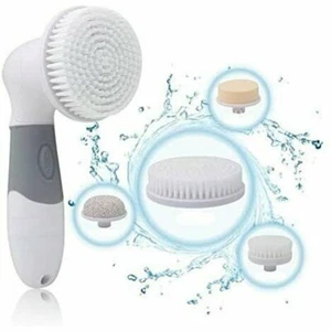 4 in 1 Electric Face Facial Cleansing Brush Multifunction Skin Care SPA Massager - Picture 1 of 8