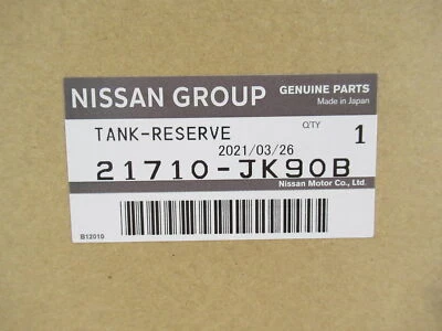 Genuine OEM Nissan 21710-JK90B Radiator Coolant Reservoir 2012-2020 370Z - Image 1 of 4