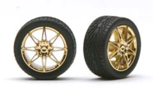 Pegasus Wheels 1256 Diamonds Gold 25mm - Picture 1 of 1