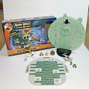Angry Birds Star Wars Jenga Death Star Game Hasbro w Bonus Replacement Die - Picture 1 of 12