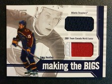 2003-04 ITG VIP Making the Bigs 7 Dany Heatley (3CLR) #ed/50