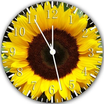 Reloj de Pared Girasol X26 Opción Personalizada con Añadir Nombre Foto 1 de 3