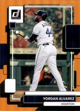 2022 Donruss Orange Foil YORDAN ALVAREZ Houston Astros #140