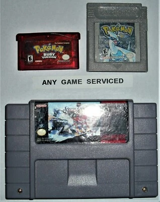 POKEMON Gold, Silver, Etc. Gameboy Advance & More BATTERY REPLACEMENT SERVICE - Image 1 of 3