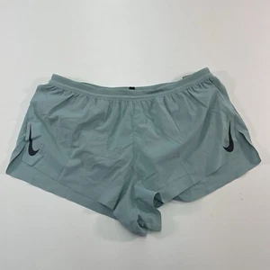 Nike Running Shorts Aeroswift Dri-Fit ADV 2" Mens XXL Brief Lined Seafood Green - Picture 1 of 7