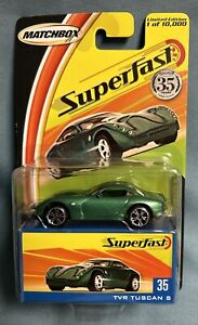 2004 Matchbox Superfast TVR Tuscan S #35 Limited Edition