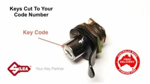 Keys Cut For EBERHARD Flush Handle Locks Codes: J201 - J300 -Ute Canopy Lock - Picture 1 of 3