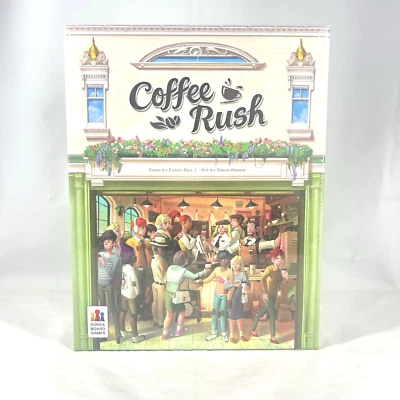 Coffee Rush Korea Board Games Cafe Barista Family New Sealed - Image 1 of 4