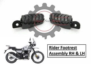 Royal Enfield "Himalayan 411 Rider Footrest Assembly RH & LH With Rubber" - Picture 1 of 6