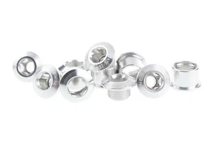 Aerozine A3 Road MTB E-Bike Bicycle Bike Crankset Chainring Bolts&Screws Silver - Picture 1 of 6